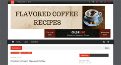 Desktop Screenshot of flavoredcoffeerecipes.com